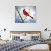 Kardinaal Verpakt Canvas (Insitu (Slaapkamer))