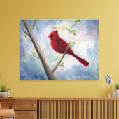 Kardinaal Verpakt Canvas Afdruk (Insitu (Woonkamer))