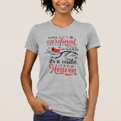 Kardinaal verschijnt bezoeker van de Hemelse Kerst T-shirt (Voorkant)