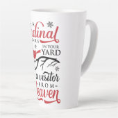 kardinaal verschijnt latte mok (Rechterhoek)