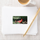 Kardinaal verzendlabel etiket (Insitu)