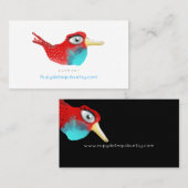 Kardinaal Visitekaartje  vogel (Voorkant / Achterkant)