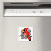 KARDINAAL VOGEL ONTWERP MAGNEET (Insitu (Vaatwasser))