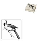 Kardinaal Vogel Rubber Stempel (Gestempeld)