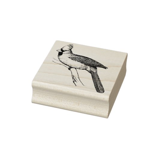 Kardinaal Vogel Rubber Stempel (Stempel)