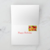 Kardinaal vogelkaartje kaart (Binnen)