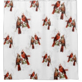 Kardinaal vogels douchegordijn (Voorkant)