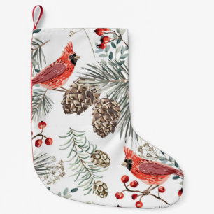 Kardinaal Vogels Kerst Patroon Kleine Kerstsok