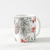 Kardinaal Vogels Kerst Patroon Koffiemok (Voorkant rechts)