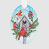 Kardinaal - Vogels Ornament (voorkant)