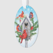 Kardinaal - Vogels Ornament (voorkant)