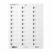 Kardinaal wachten op de post etiket (Full Sheet)