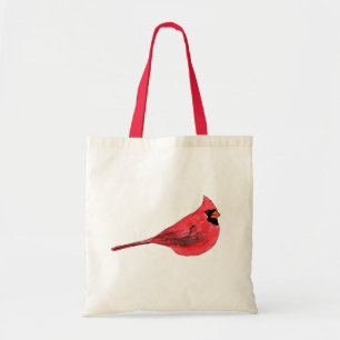 Kardinaal-waterkleurenart Tote Bag