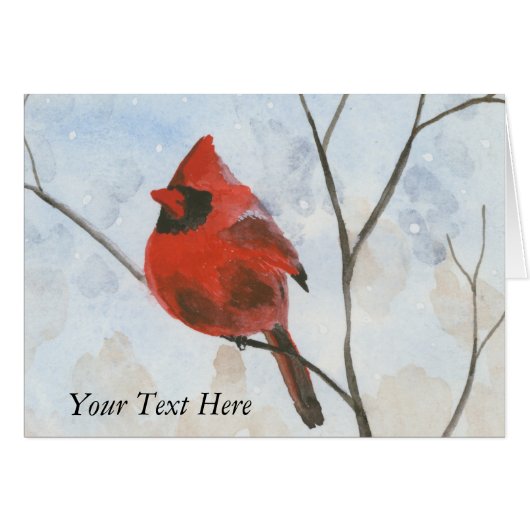 Kardinaal Wenskaart (Voorkant Horizontaal)