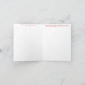 Kardinaal Winter Scène Kerstmis Kaart (Binnen)