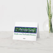 Kardinaal Winter Wonderland Feestdagen Kaart (Achterkant)