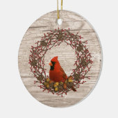 Kardinaal Wreath Ornament (Links)