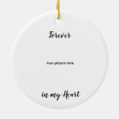 Kardinaal "Zo geliefd" gedicht Keramisch Ornament (Achterkant)