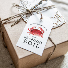 Kardinaalkrab | Krab Kook Evenement Cadeaulabel