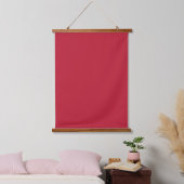 kardinaalrode effen kleur hangend wandkleed (Slaapkamer)