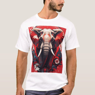 Kardinaalrode Olifant T-Shirt