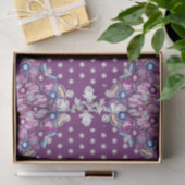 Kardinaalrode rozet & sneeuwvlok tissuepapier (Geschenk)