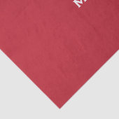 kardinaalrood - aangepast logo tissuepapier (Detail)