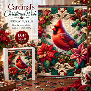 Kardinaals Kerstwens 1.014-delige legpuzzel