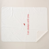 kardinaalsdeken sherpa deken (Voorkant (horizontaal))