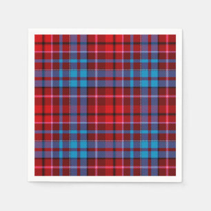 Kardinaalsrood Blauw Rood Geruit Schotse Ruit Desi Servet