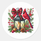 Kardinaalstickers Ronde Sticker (Voorkant)