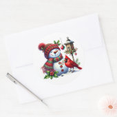 Kardinaalstickers Ronde Sticker (Envelop)