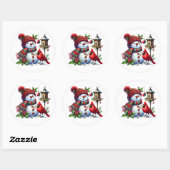 Kardinaalstickers Ronde Sticker (Vel)