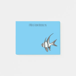 Kardinaalvis cartoon uit Banggai Post-it® Notes