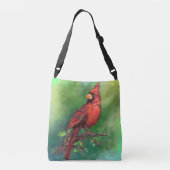 Kardinaalvogel Schoudertas Crossbody Tas (Achterkant)