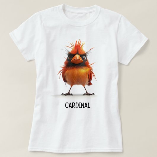 Kardinaalvogel T-shirt (Design voorkant)