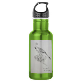 Kardinaalvogel waterfles
