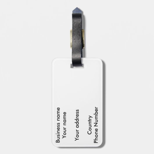 Kardinaalvogels Bagagelabel (Achterkant verticaal)