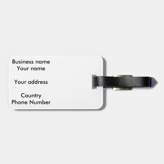 Kardinaalvogels Bagagelabel (Achterkant horizontaal)