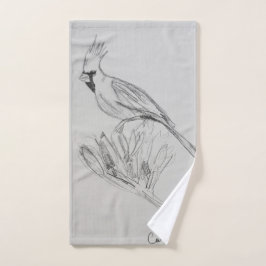 Kardinaalvogeltouw Handdoek