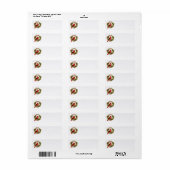 Kardinale Adresetiketten Etiket (Full Sheet)
