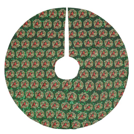kardinale boomrok kerstboom rok (Voorkant)