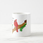 Kardinale engelen uit de hemel koffiemok (Center)