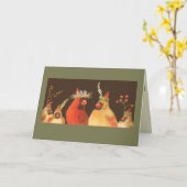 Kardinale familiekaart kaart (Gele Bloem)