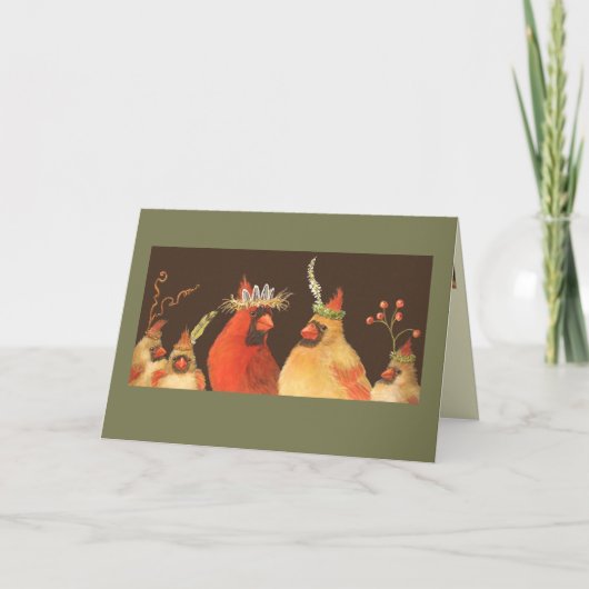 Kardinale familiekaart kaart (Voorkant)