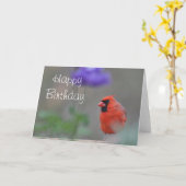 Kardinale foto Gelukkige verjaardag Kaart (Gele Bloem)