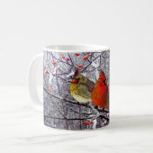 Kardinale kerstMok Koffiemok (Voorkant links)