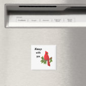 Kardinale magneet, altijd bij je, vogel, sympathie magneet (Insitu (Vaatwasser))