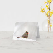 Kardinale opmerking/Wenskaart Kaart (Gele Bloem)