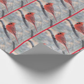 Kardinale Pose Cadeaupapier (Hoek)